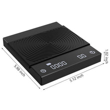 Load image into Gallery viewer, Timemore black mirror scale coffee scale smart digital scale pour coffee
