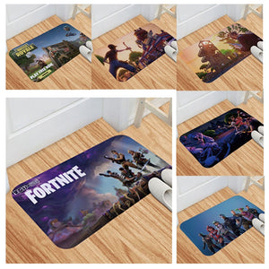 Bath Mat Cartoon Fortnite Bathtub Rug Flannel Absorb Water Shower