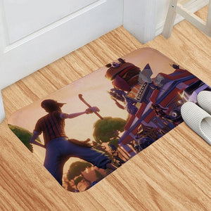 Bath Mat Cartoon Fortnite Bathtub Rug Flannel Absorb Water Shower